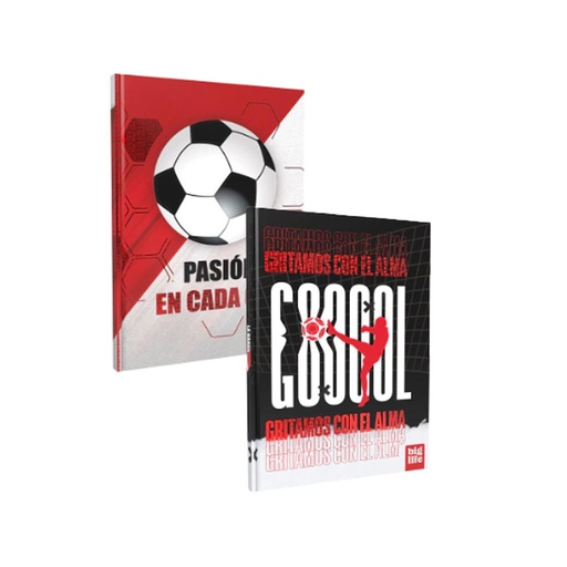 [513248] CUADERNO PPR T/ DURA FUTBOL 16X21CM 48HJS RAYAD 
