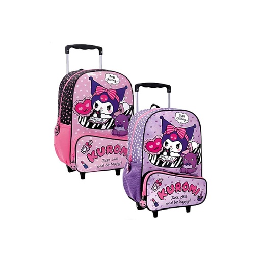 [513303] MOCHILA CARRITO KUROMI CHILL 30CM ( 74251 )