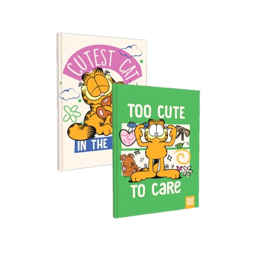 [513358] CUADERNO PPR T/ DURA GARFIELD 16X21CM 48HJS RAYAD