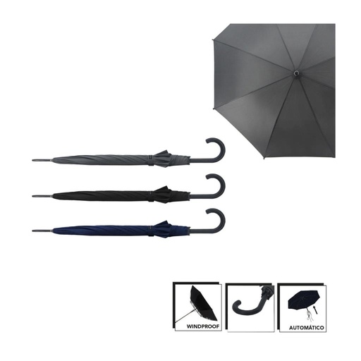 [515239] PARAGUAS LARGO AUTOMATICO UNICROSS 65CM ( 62.P5018R .1/2/3 )