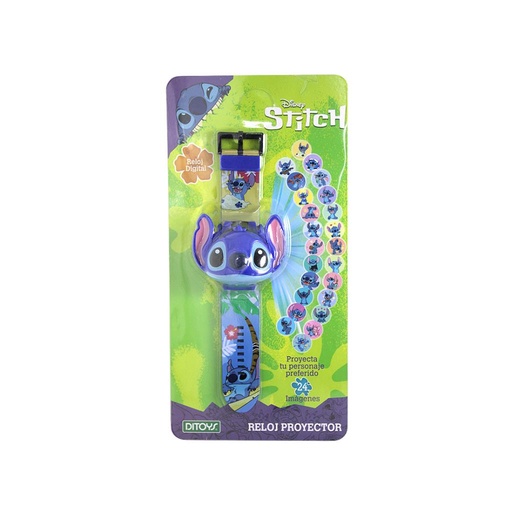 [517252] RELOJ PROYECTOR STITCH B/O