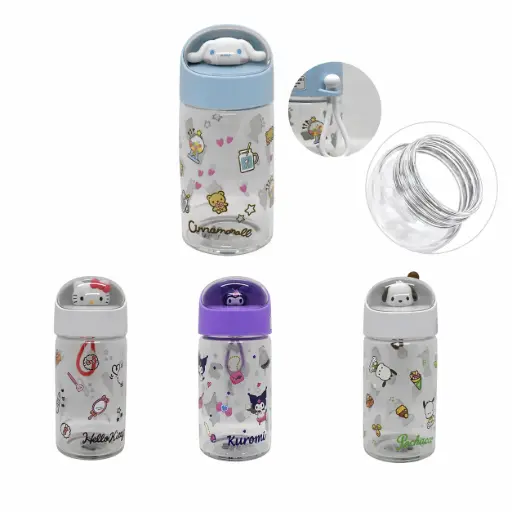 [517538] BOTELLA VIDRIO PERSONAJES 360ML ( 3077 )