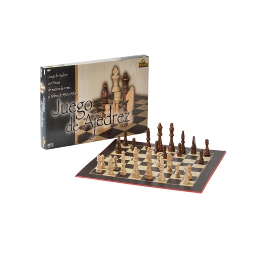 [518011] AJEDREZ MADERA 49X49CM E/CJ ( 9828 )