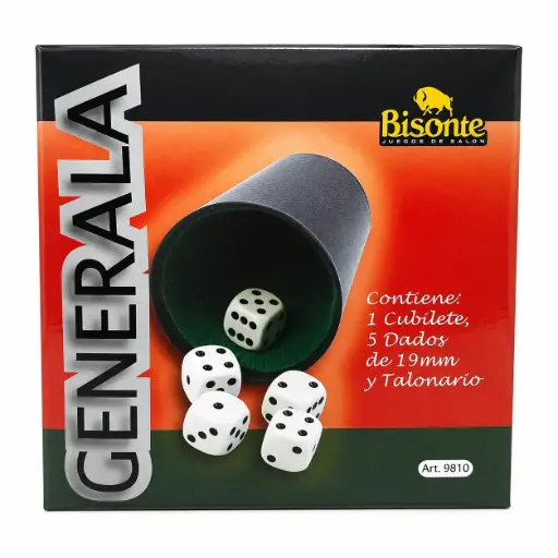 [518022] GENERALA C/ ANOTADOR Y 5 DADOS E/ CJ ( 9810 / 9817 )