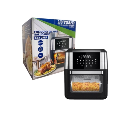 [518110] &*FREIDORA DE AIRE HYTOSHY C/ GRILL 2000W E/CJ