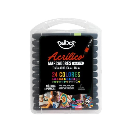 [518858] MARCADOR TALBOT ACRILICO VALIJA X24 ( 7540 )