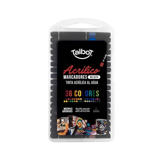 [518869] MARCADOR TALBOT ACRILICO VALIJA X36 ( 7541 )