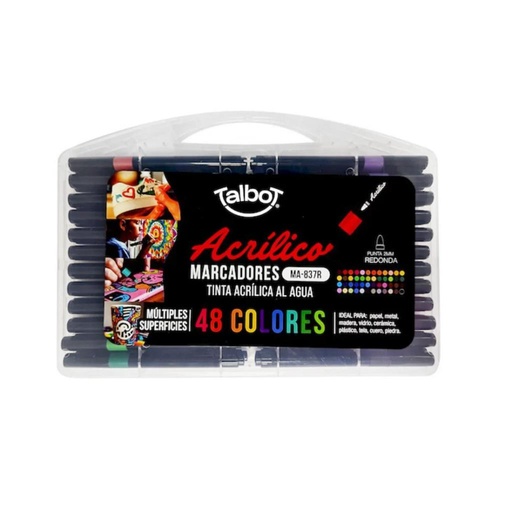 [518880] MARCADOR TALBOT ACRILICO VALIJA X48 ( 7542 )