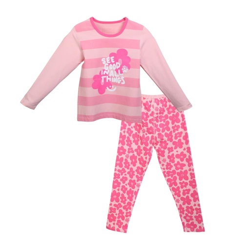 [519771] PIJAMA FLOWERS TALLE M E/CJ ( UND04-M )