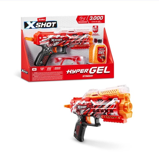 [520673] PISTOLA LANZA DARDOS X-SHOT HYPER GEL CLUTCH ( 7605 )