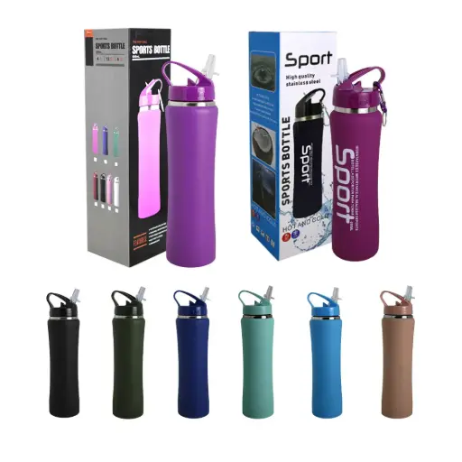 [208669] BOTELLA TERMICA DEPORTIVA ACERO 600ML E/CJ ( TH600A / S-6343 )