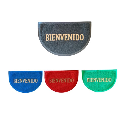 [407483] ALFOMBRA CURVA BIENVENIDO 37 x 57cm