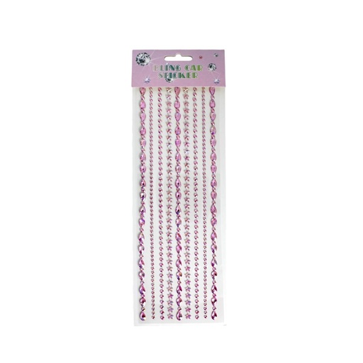 [448249] STICKER STRASS PERLA METAL 30cm e/Bo