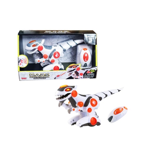 [521630] ROBOT DINO CAMINA C/ LUZ Y SONIDO e/Cj ( 4134T )