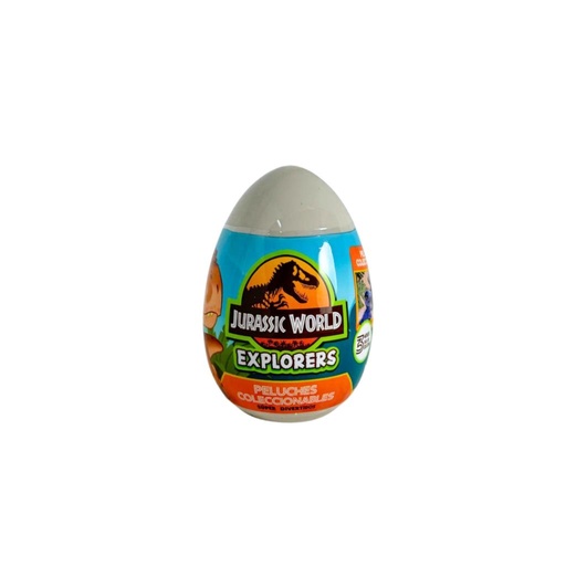 [522180] HUEVO C/ PELUCHE COLECCIONABLE JURASSIC WORLD 11cm (JW068)