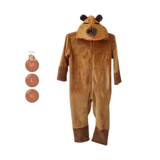 [522994] PIJAMA CAPIBARA ADULTO