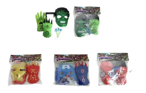[523357] MASCARA SUPER HEROES C/ PUÑO LANZADOR E/ BO