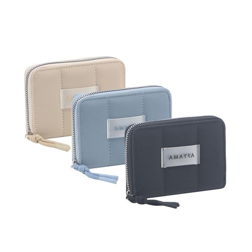 [523500] BILLETERA AMAYRA TELA C/ 1 CIERRE 14 x 9cm ( 67.B959R )