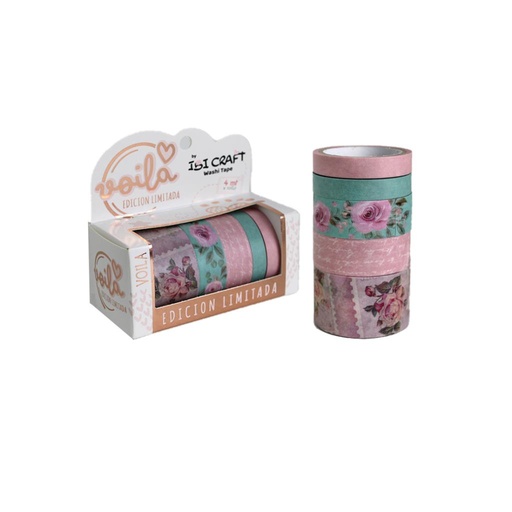 [523786] CINTA ADHESIVA IBI ESTAMPADA x5 e/Cj (055770)