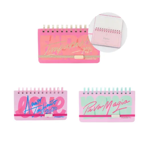 [525227] AGENDA SEMANAL POCKET INSPIRE FW 2026 C/ ESPIRAL 17 x 9.4cm e/Bo