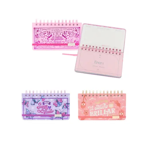 [525271] AGENDA SEMANAL POCKET UNIVERSO FW 2026 C/ ESPIRAL 17 x 9.4cm e/Bo