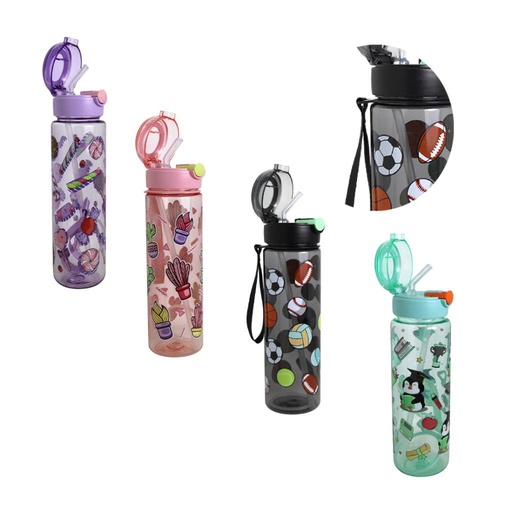 [527350] BOTELLA PLASTICA INFANTIL C/ SORBETE 650cc