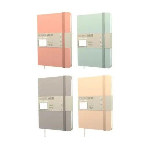 [527427] CUADERNO NATURE A5 14cm x 21cm RAYADO ( 3973/3974/3975/3971 )
