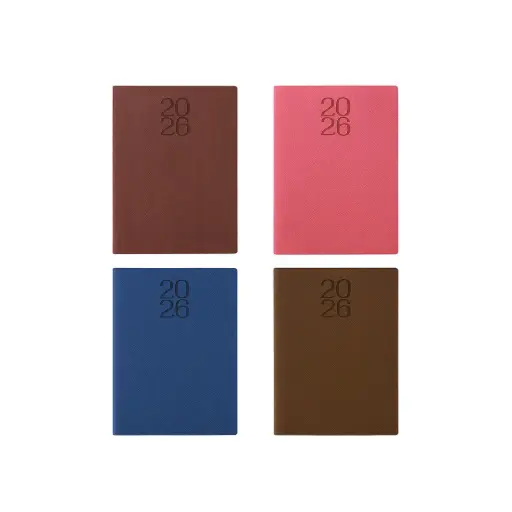 [527449] AGENDA BARD TAPA FLEXIBLE DIARIA 2026 14.5cm x 20.5cm ( 7240-7243 )
