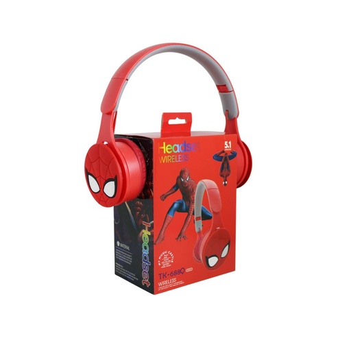 [528109] AURICULAR VINCHA INALAMBRICO SPIDER e/Cj ( TK-688P )