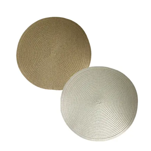 [528351] INDIVIDUAL REDONDO TEJIDO 39cm ( ZX-108 )