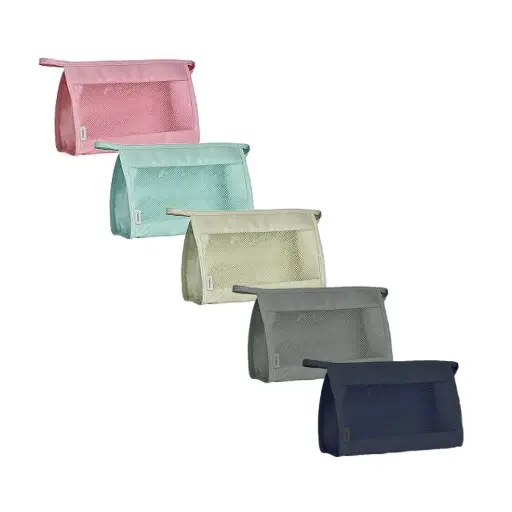 [528802] ORGANIZADOR DE VIAJE RED C/ CIERRE 26cm x15cm