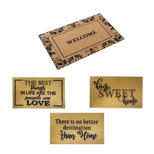 [528846] ALFOMBRA PISO FIBRA COCO P/ PUERTA 75cm x 45cm ( 62 / 63 / 64 / 65 )