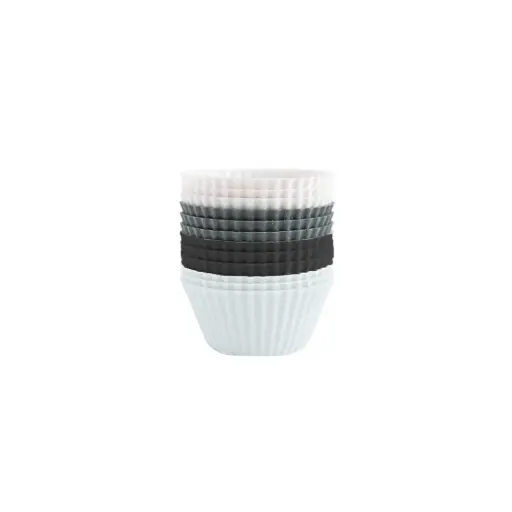 [529011] MOLDE PIROTINES MUFFINS SILICONA X12 E/ RED ( ZX-31 )
