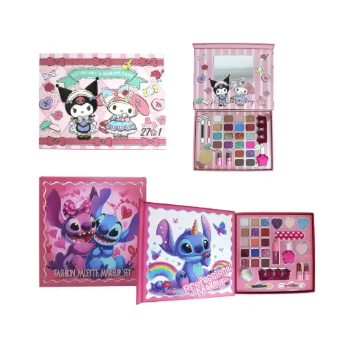 [529121] SET DE MAQUILLAJE PERSONAJES 17cm x 21cm