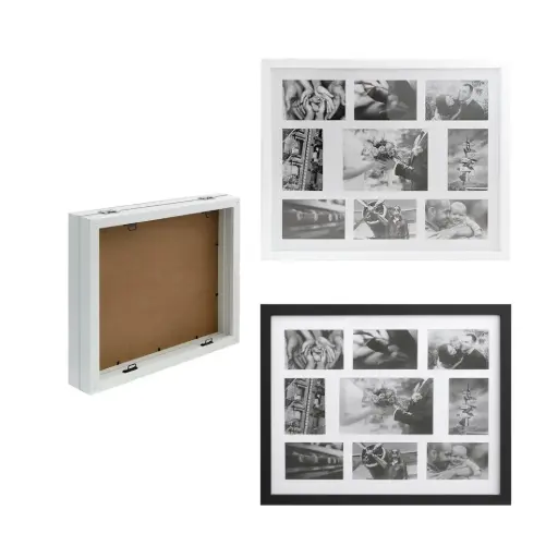 [529550] CUADRO CUBRE TAPA DE LUZ C/ BISAGRA Y FOTOS MULTIPLE x9 42x52cm ( TCL5242 )