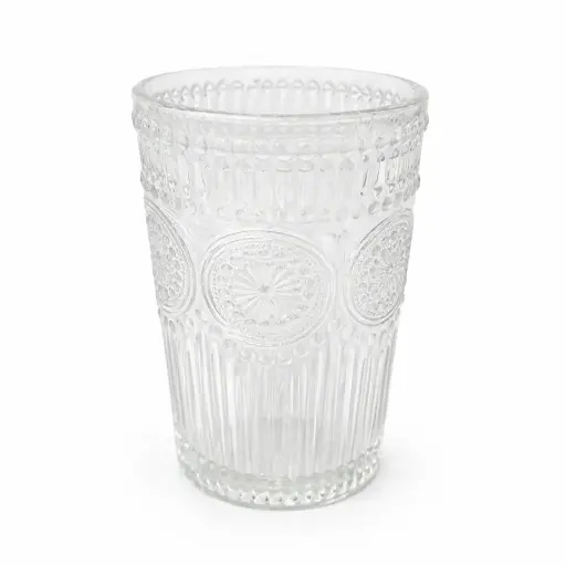 [529935] VASO VIDRIO LABRADO SUNFLOWER 350ML ( 1113358 )