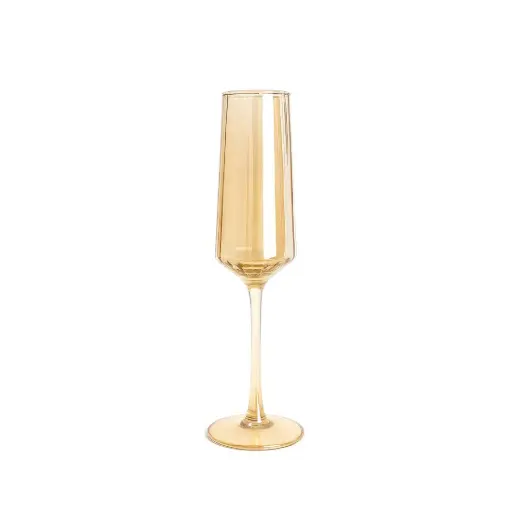 [530077] COPA CHAMPAGNE DELIGLASS RAYADA DORADA 250ml ( C6389
D )