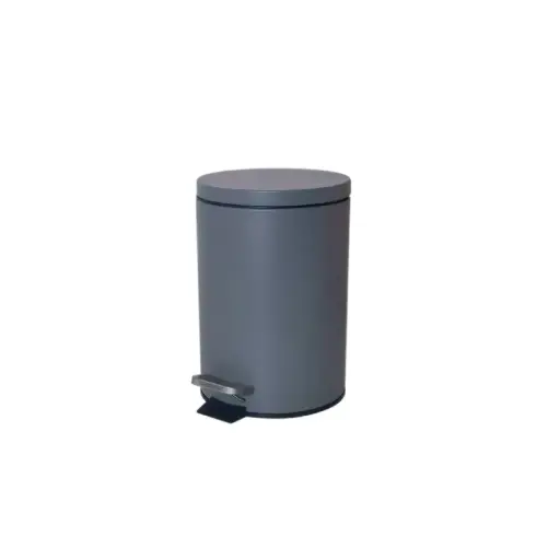 [530097] CESTO P/ RESIDUOS GRIS MATE C/ PEDAL 3lts ( 4160 )