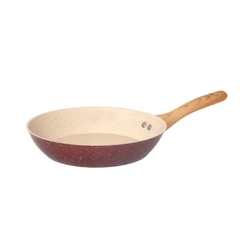 [530116] SARTEN ANTIADHERENTE FORJADO BORDO C/ MANGO MADERA 26cm 