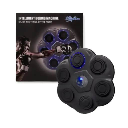 [530274] &MAQUINA D/BOXEO INTELIGENTE BLUETOOTH USB C/ GUANTES E/CJ ( YK-15 / STC-42 ) 