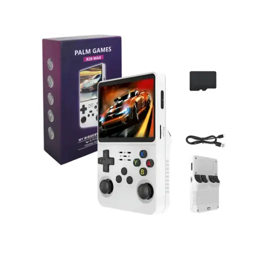 [530277] &CONSOLA PORTATIL RETRO IPS 4" 64gb e/Cj ( R39MAX )