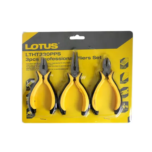[530324] SET PINZAS Y ALICATE X3 E/ BL ( RJ3809 / 6008100023718 )