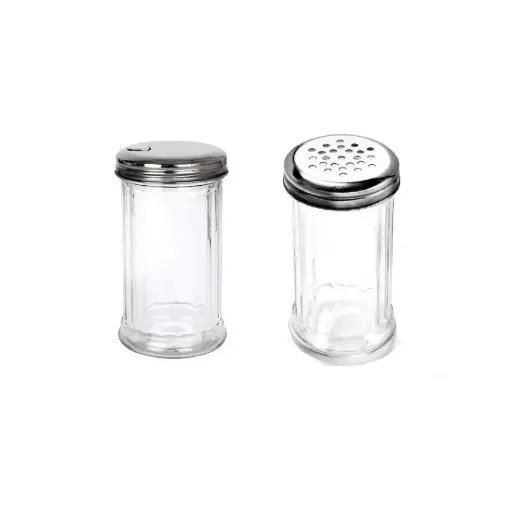 [530377] QUESERA VIDRIO TAPA METALICA 7x13CM