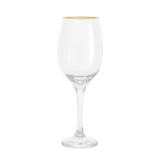 [530544] COPA VINO C/ BORDE DORADO 330cc 