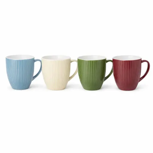 [530668] TAZA CERAMICA BOMBE ACANALADA 420ML ( C6472 )
