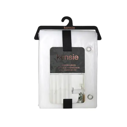 [530833] CORTINA DE BAÑO KENSIE PREMIUM 178 x 183cm e/Ct