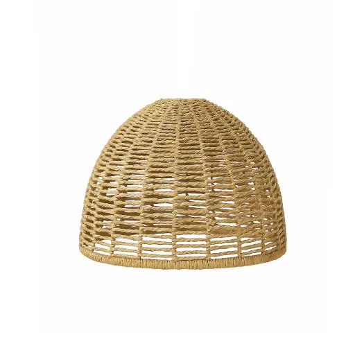 [530886] LAMPARA COLGANTE HIERRO MIMBRE 44.5x28.5cm ( NS414810 )