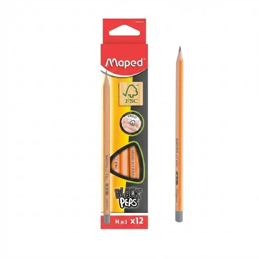 [531018] LAPIZ GRAFITO MAPED TRIANGULAR H3 ( FR85002508 )