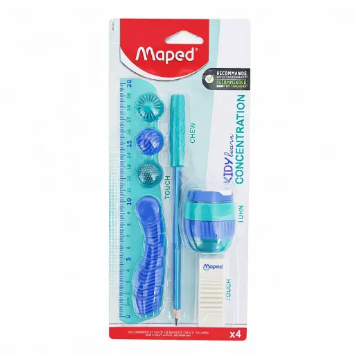 [531020] KIT ESCOLAR MAPED KIDY LEARN X4 E/ BL ( 981889 ) 