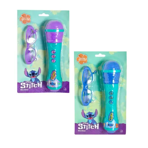 [531029] MICROFONO STITCH C/ LENTES e/Bl